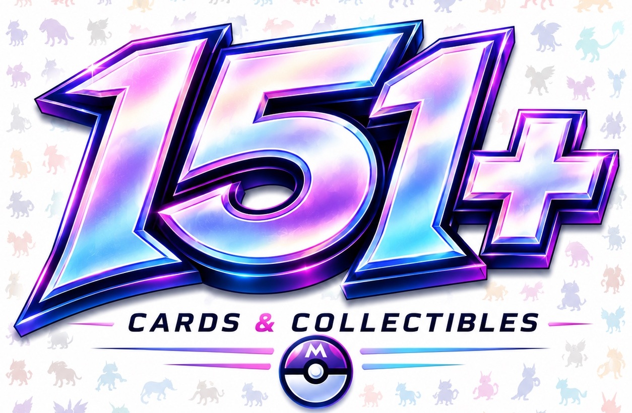 151 Plus Cards and Collectibles original logo